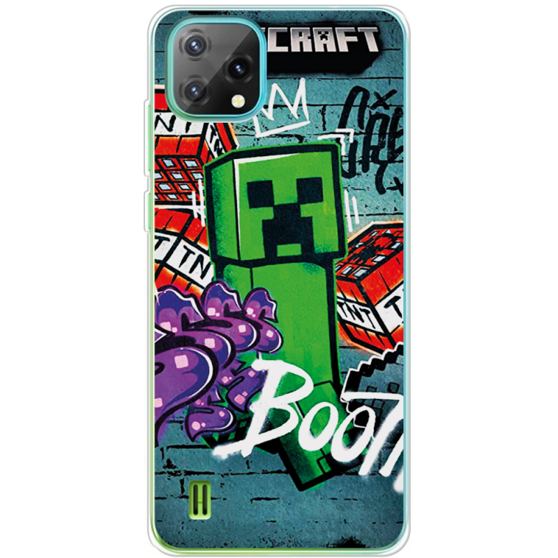 Чохол BoxFace Blackview Oscal C60 Minecraft Graffiti