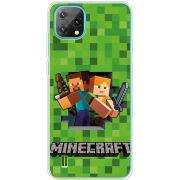 Чохол BoxFace Blackview Oscal C60 Майнкрафт Стів і Алекс