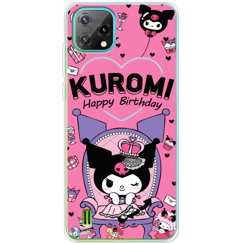 Чохол BoxFace Blackview Oscal C60 День народження Kuromi