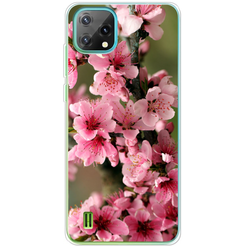 Чохол BoxFace Blackview Oscal C60 Вишневые Цветы