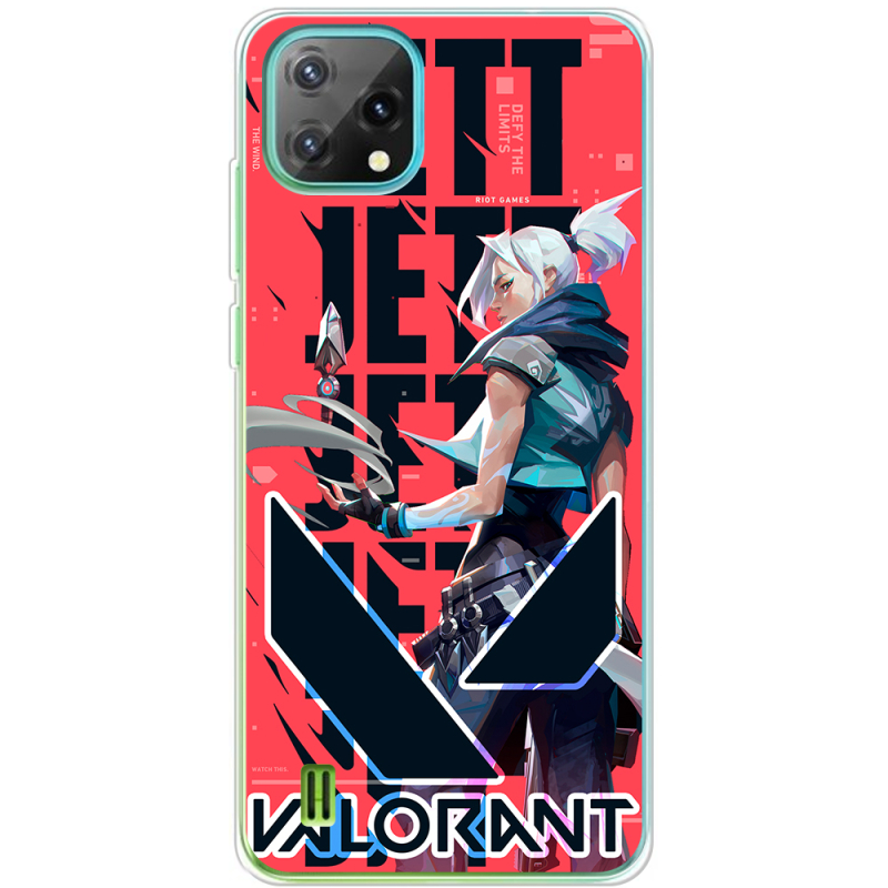Чохол BoxFace Blackview Oscal C60 Valorant Jett