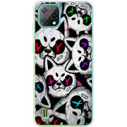 Чохол BoxFace Blackview Oscal C60 Monster meow