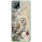 Чохол BoxFace Blackview Oscal C60 Christmas Owl