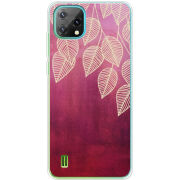 Чохол BoxFace Blackview Oscal C60 Gold Leaves