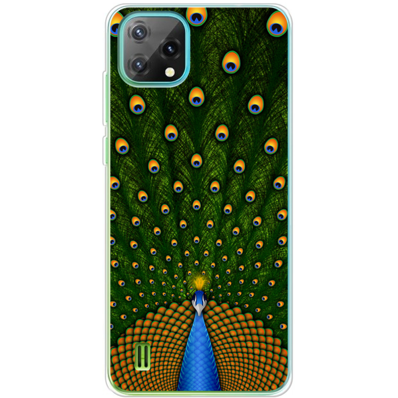 Чохол BoxFace Blackview Oscal C60 Peacocks Tail