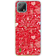 Чохол BoxFace Blackview Oscal C60 Happy Valentines