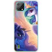Чохол BoxFace Blackview Oscal C60 My Little Pony Rarity  Princess Luna