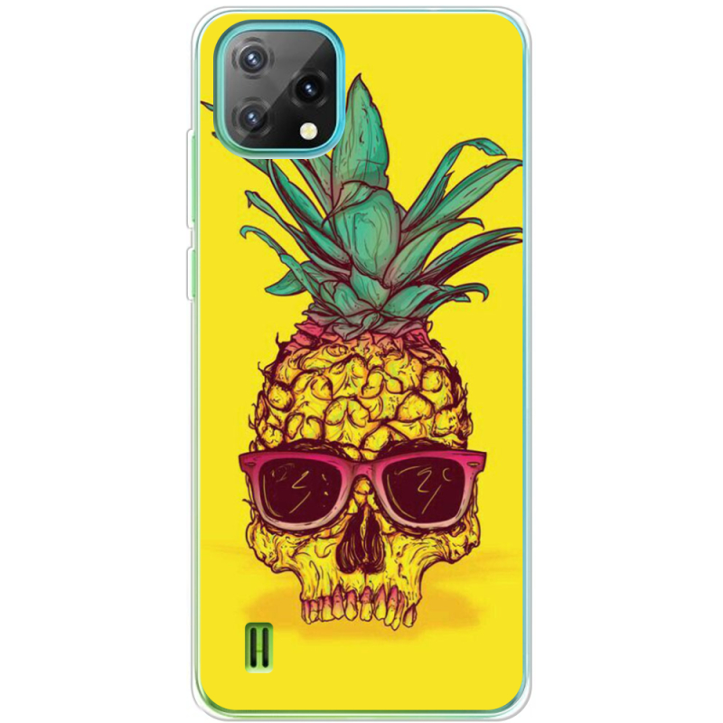 Чохол BoxFace Blackview Oscal C60 Pineapple Skull