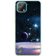 Чохол BoxFace Blackview Oscal C60 Space Landscape