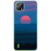 Чохол BoxFace Blackview Oscal C60 Cold Red Light