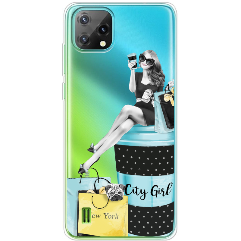 Прозорий чохол BoxFace Blackview Oscal C60 City Girl