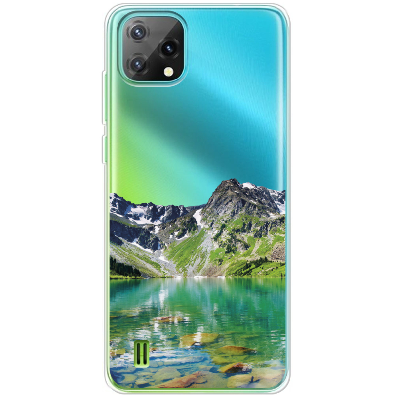 Прозорий чохол BoxFace Blackview Oscal C60 Green Mountain