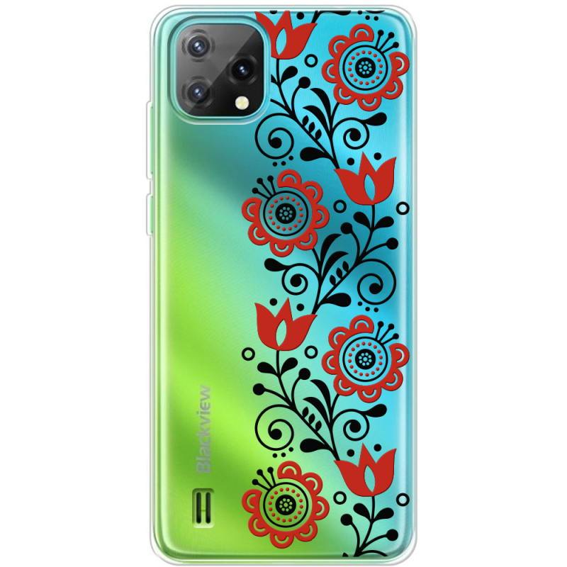 Прозорий чохол BoxFace Blackview Oscal C60 Ethno Ornament