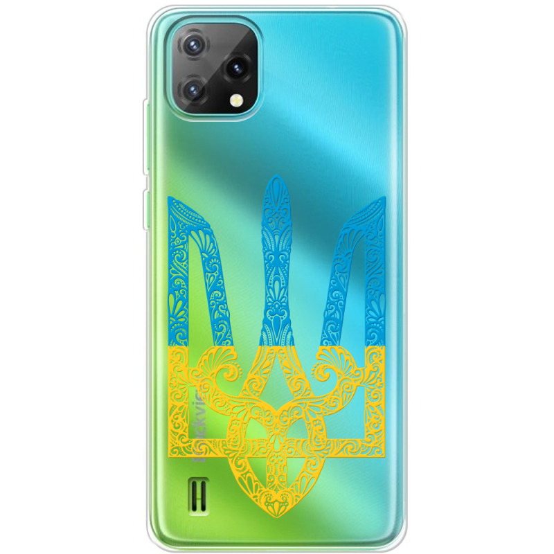 Прозорий чохол BoxFace Blackview Oscal C60 Gold Trident