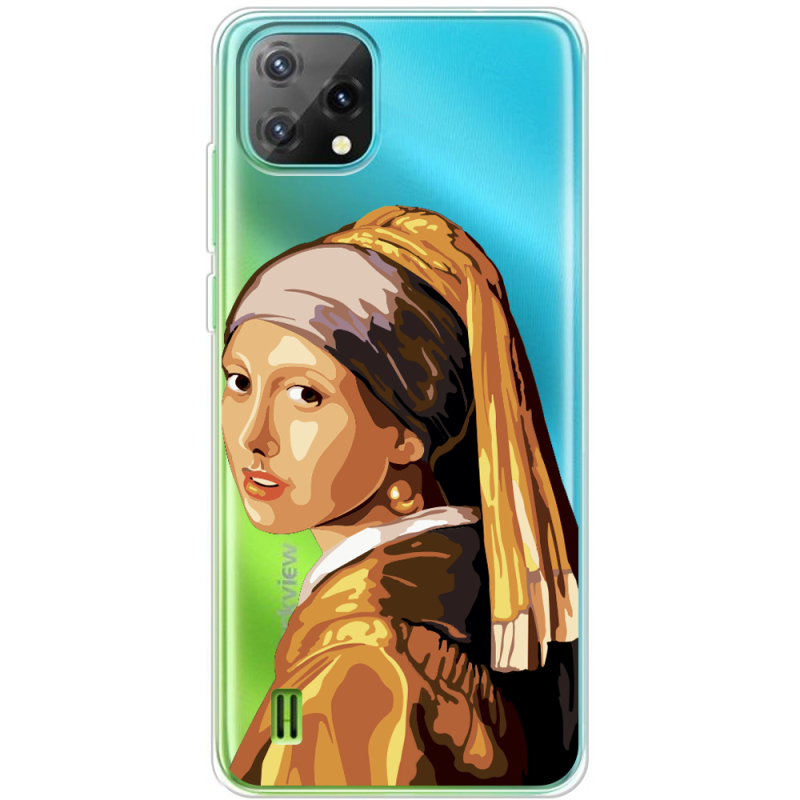 Прозорий чохол BoxFace Blackview Oscal C60 Девушка с жемчужной серёжкой