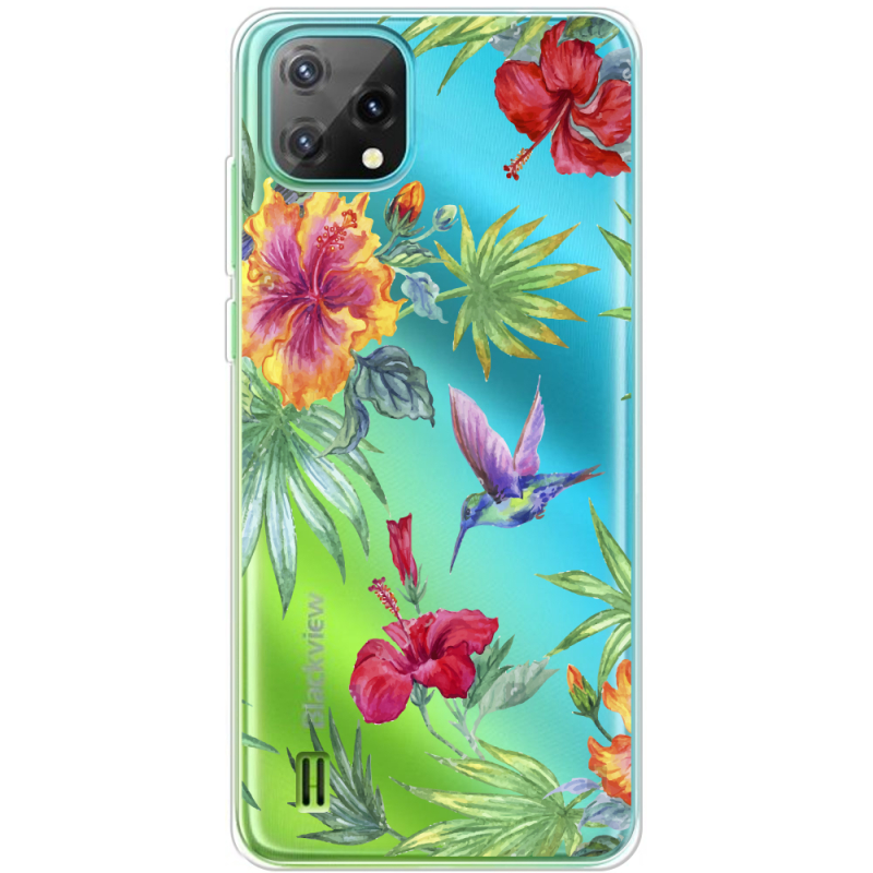 Прозорий чохол BoxFace Blackview Oscal C60 Tropical