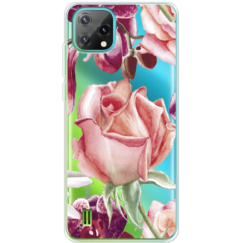 Прозорий чохол BoxFace Blackview Oscal C60 Rose