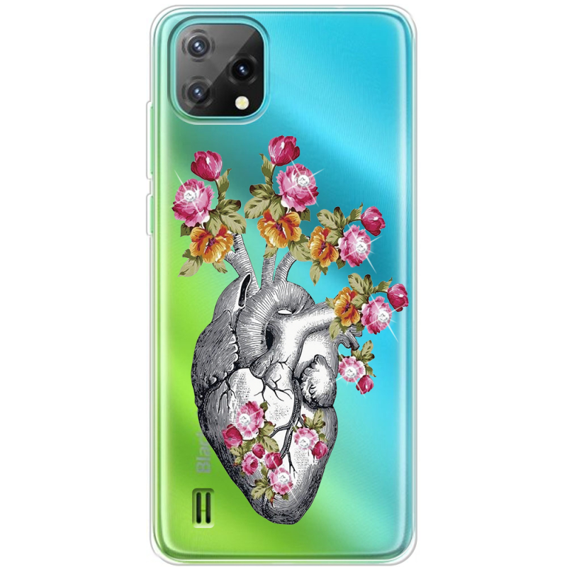 Чохол зі стразами Blackview Oscal C60 Heart