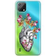 Чохол зі стразами Blackview Oscal C60 Heart