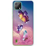 Чохол зі стразами Blackview Oscal C60 Butterflies