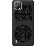 Чорний чохол BoxFace Blackview Oscal C60 Black Coffee