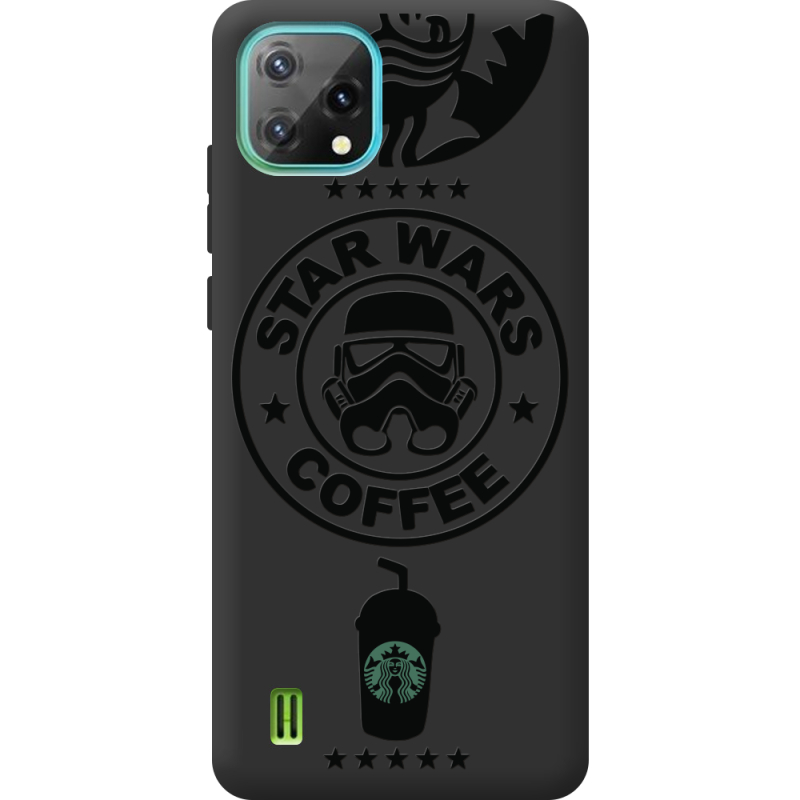 Чорний чохол BoxFace Blackview Oscal C60 Dark Coffee