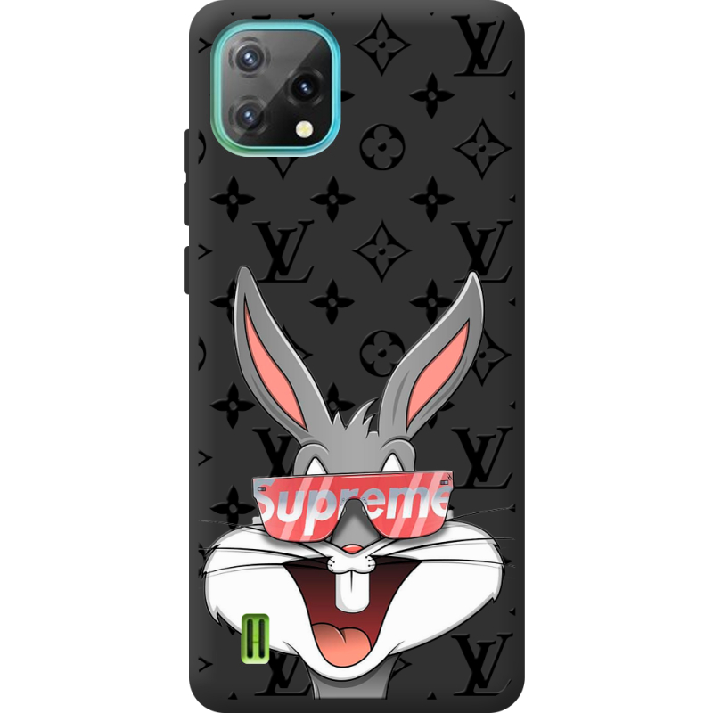 Чорний чохол BoxFace Blackview Oscal C60 looney bunny