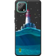 Чорний чохол BoxFace Blackview Oscal C60 Lighthouse