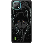 Чорний чохол BoxFace Blackview Oscal C60 Wolf