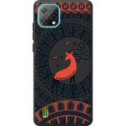 Чорний чохол BoxFace Blackview Oscal C60 Ornament