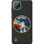 Чорний чохол BoxFace Blackview Oscal C60 NASA