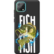 Чорний чохол BoxFace Blackview Oscal C60 Fish