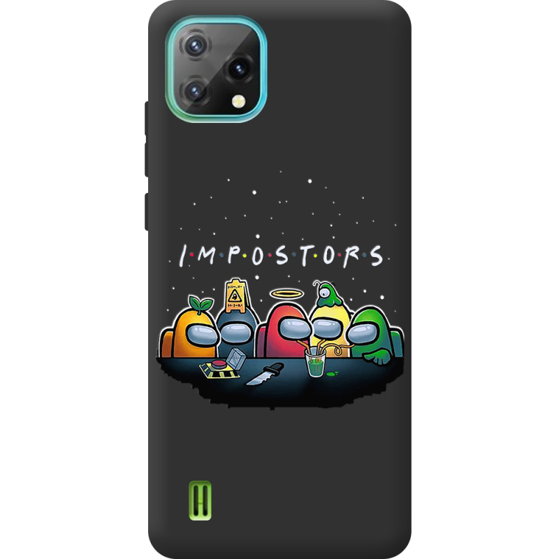 Чорний чохол BoxFace Blackview Oscal C60 Among Us Impostors