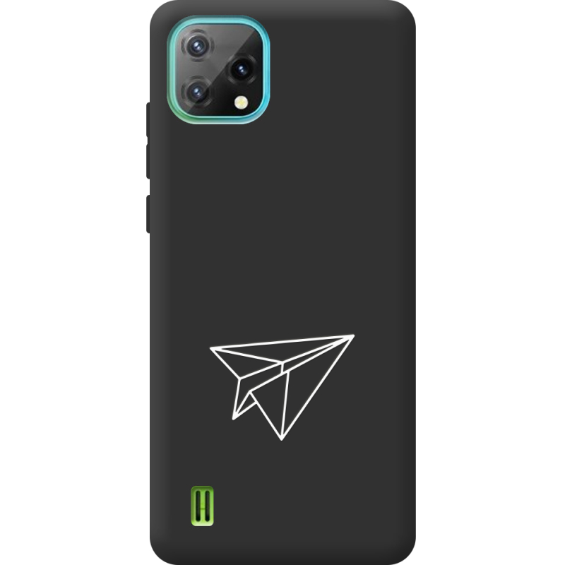 Чорний чохол BoxFace Blackview Oscal C60 Paper Plane