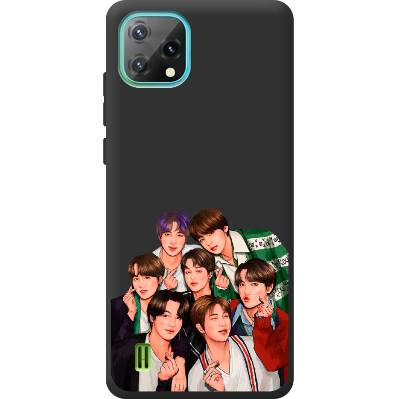 Чорний чохол BoxFace Blackview Oscal C60 BTS