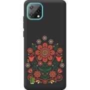 Чорний чохол BoxFace Blackview Oscal C60 Ukrainian Ornament
