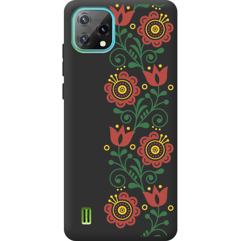 Чорний чохол BoxFace Blackview Oscal C60 Ethno