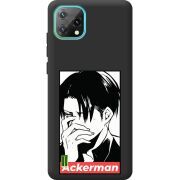 Чорний чохол BoxFace Blackview Oscal C60 Attack On Titan - Ackerman