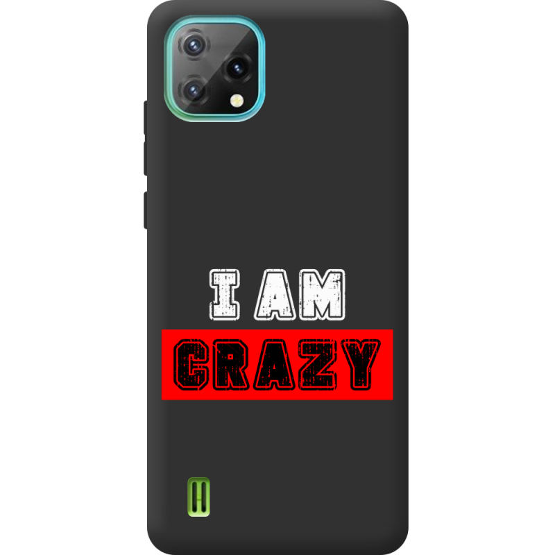 Чорний чохол BoxFace Blackview Oscal C60 I'm Crazy