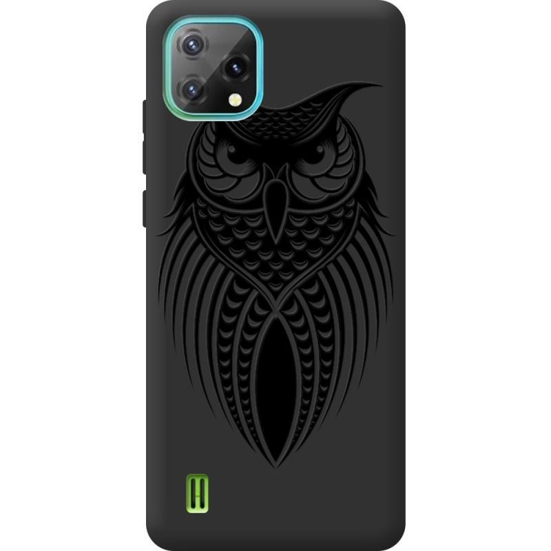 Чорний чохол BoxFace Blackview Oscal C60 Owl