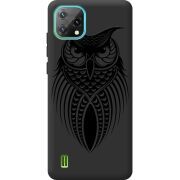 Чорний чохол BoxFace Blackview Oscal C60 Owl