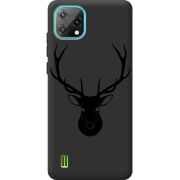 Чорний чохол BoxFace Blackview Oscal C60 Deer