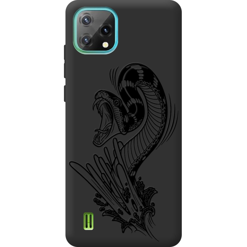 Чорний чохол BoxFace Blackview Oscal C60 Snake