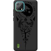 Чорний чохол BoxFace Blackview Oscal C60 Hugin and Munin