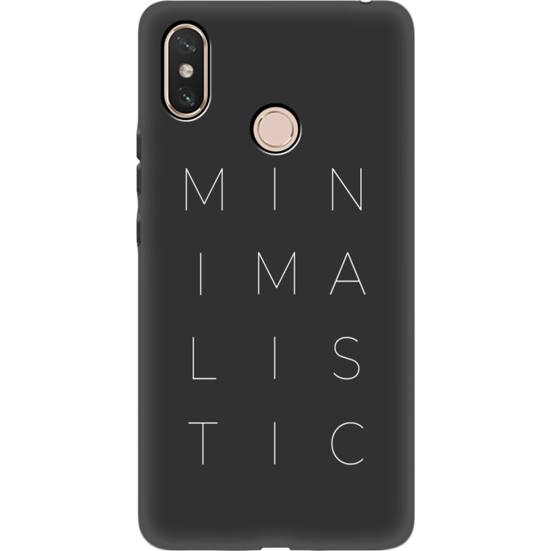 Черный чехол Uprint Xiaomi Mi Max 3 Minimalistic