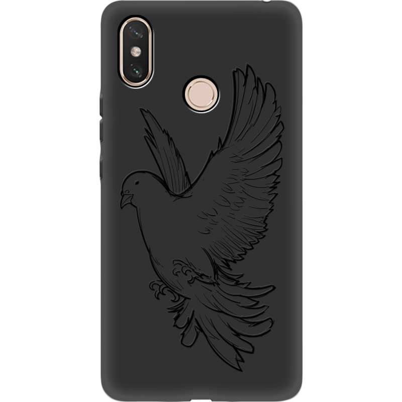 Черный чехол Uprint Xiaomi Mi Max 3 Dove