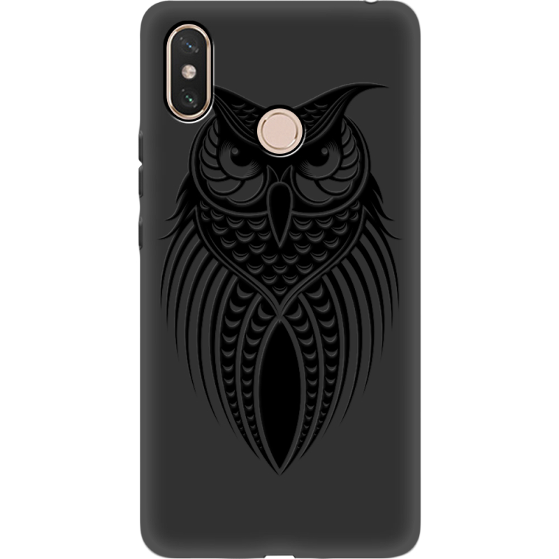 Черный чехол Uprint Xiaomi Mi Max 3 Owl