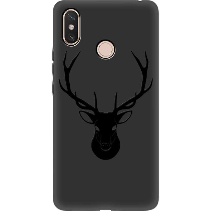 Черный чехол Uprint Xiaomi Mi Max 3 Deer