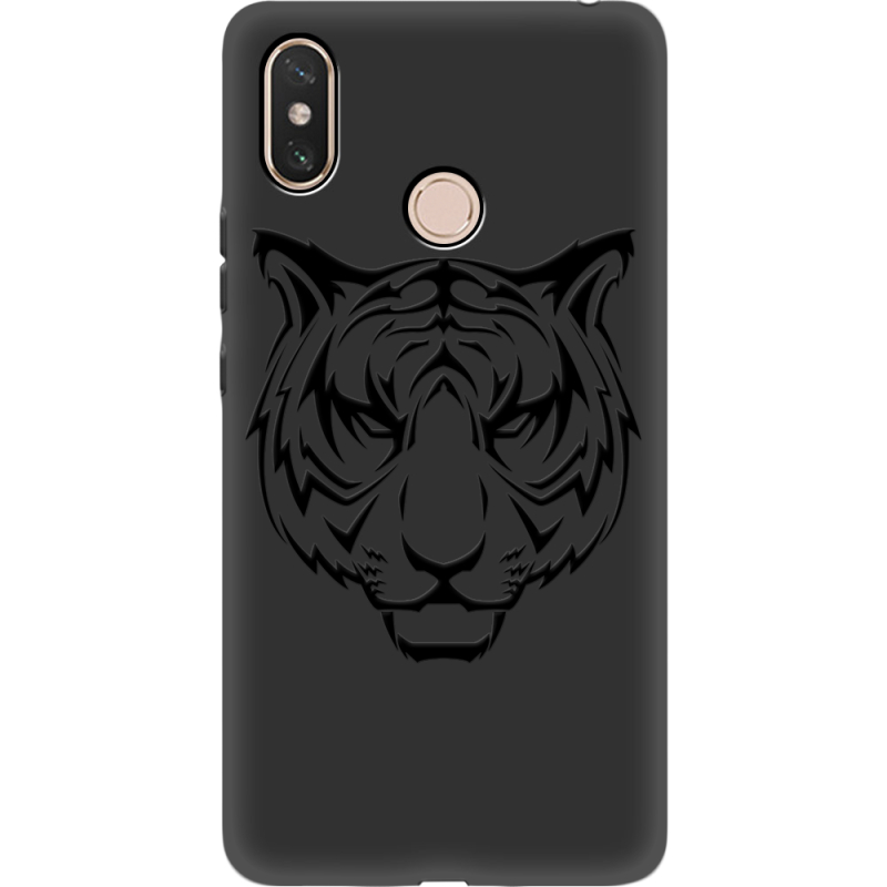 Черный чехол Uprint Xiaomi Mi Max 3 Tiger