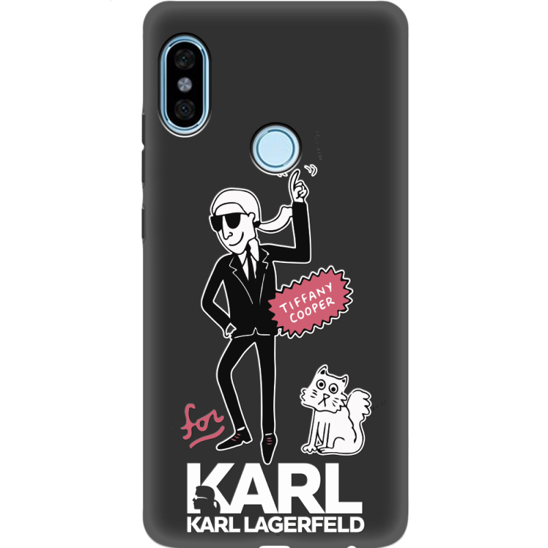 Черный чехол Uprint Xiaomi Redmi Note 5 / Note 5 Pro For Karl